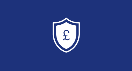 A shield shaped icon representing Financial Protection