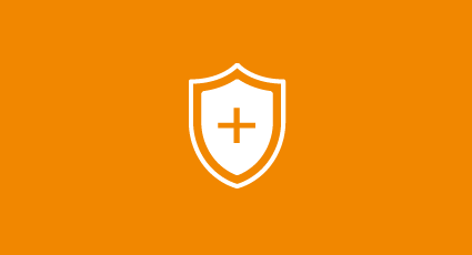 A shield shaped icon representing Rehabilitation